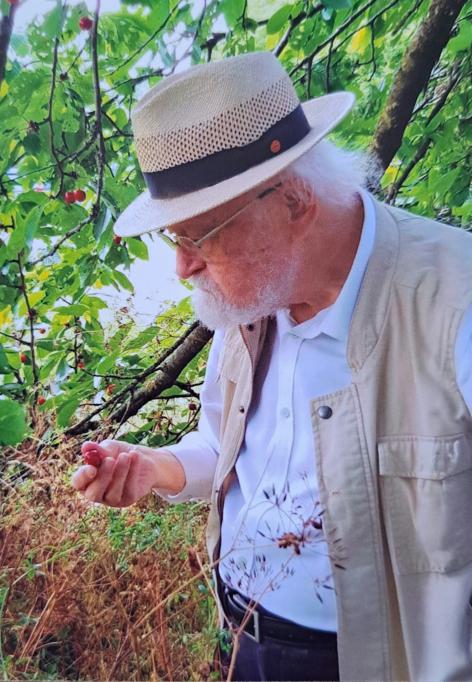 Frans Dambre in zijn buitengoed In Dikkelvenne