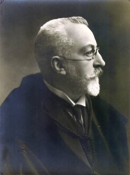 Henri Pirenne, historicus, hoogleraar en rector van de Gentse universiteit in 1919-1920 en 1920-1921 (Collectie Universiteitsbibliotheek, © UGent).