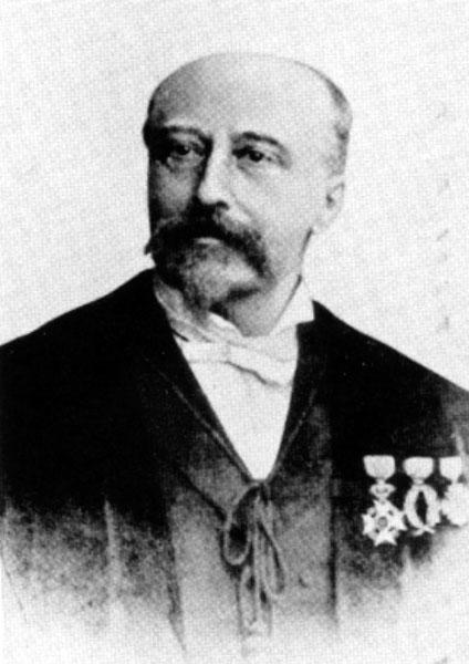 Louis Cloquet, hoogleraar en architect van het Rommelaerecomplex (Collectie Universiteitsarchief Gent).