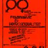 De Gentse Studentenwerkgroep Homofilie stond in haar werking ook open voor vrouwelijke homoseksuelen, i.t.t. bv. De Rooie Vlinder (Collectie Universiteitsarchief Gent, © Gentse Studentenwerkgroep Homofilie, A179_0814).