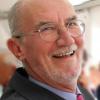 Piet Vanhaesebrouck (1950-2021) tijdens zijn afscheidsreceptie in 2014.