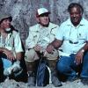 Geoloog René Tavernier (midden) in 1990 in Texas met collega's Roger Langohr (l.) en Hari Eswaran (r.) tijdens de 'International soil correlation meeting on classification and management of wet soils' (privé-archief Roger Langohr). 