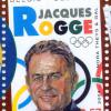 Postzegel met de afbeelding van Jacques Rogge, uitgegeven in 2004 onder de titel &#039;This is Belgium, Belgen in de wereld&#039; (Collectie Universiteitsarchief Gent).