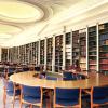 Leeszaal van de bibliotheek van de faculteit Rechtsgeleerdheid (Collectie Universiteitsarchief Gent, © UGent - foto Hilde Christiaens).