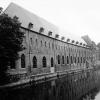 De Leievleugel van Het Pand na de restauratie van de jaren 1970 en 1980 waarbij de trapgevelvormige dakvensters werden vervangen door kleinere vensters (Collectie Universiteitsarchief Gent, © Publi-Foto De Wulf - foto De Wulf).