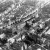 Luchtfoto van de Sint-Pietersnieuwstraat met het Technicum en een deel van het Plateaugebouw (Collectie Universiteitsarchief Gent - foto I.M.P.F.).