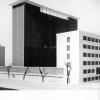 Maquette van de gebouwen aan de Ledeganckstraat, toen nog het Hoger Instituut voor de Kandidaturen van de Wetenschappen, gebouwd in de jaren 1960 (Collectie Universiteitsarchief Gent - foto A. Van Lancker).