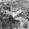 Luchtfoto van campus Ledeganck met de Plantentuin (Collectie Universiteitsarchief Gent - foto I.M.P.F.).