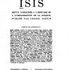 Voorblad van het eerste nummer van het tijdschrift 'Isis',1913 (Collectie Univer