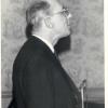Professor musicologie Jan Broeckx (1920-2006) leidt het IPEM van 1966 tot aan zi