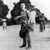 Joseph Bequaert, plantkundige en zoöloog, tijdens een expeditie in Belgisch-Congo (Collectie Universiteitsarchief Gent).