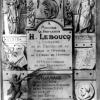 Titelblad van een gedenkboek geschonken aan anatoom Hector Leboucq bij zijn 25-jarig professoraat (Collectie Universiteitsarchief Gent).