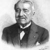 Paul Thomas, hoogleraar aan de faculteit Letteren en Wijsbegeerte en rector in 1903-1906 (Collectie Universiteitsarchief Gent).