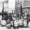 Het protest tegen de '10000' in beeld (Collectie Universiteitsarchief Gent, © on