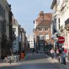 Het plan om de Voldersstraat via een brede boulevard te verbinden met de Coupure is gestrand in de Zwarte Zusterstraat. (Collectie UGentMemorie, © UGent - foto Fien Danniau)