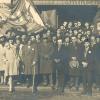 Het Algemeen Vlaamsch Hoogstudentenverbond tak Gent voor clublokaal Uylenspiegel in de jaren 1920 (Collectie Universiteitsarchief Gent - foto Edgar Barbaix).