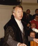 Dies Natalis 1980: laudatio door prof. Marcel Storme (Collectie Universiteitsarchief, © R. Masson) 